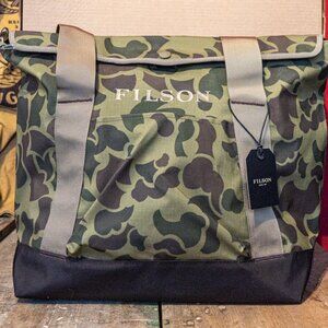 FILSON Shrub Camo All-Weather Tote Bag, New With Tags